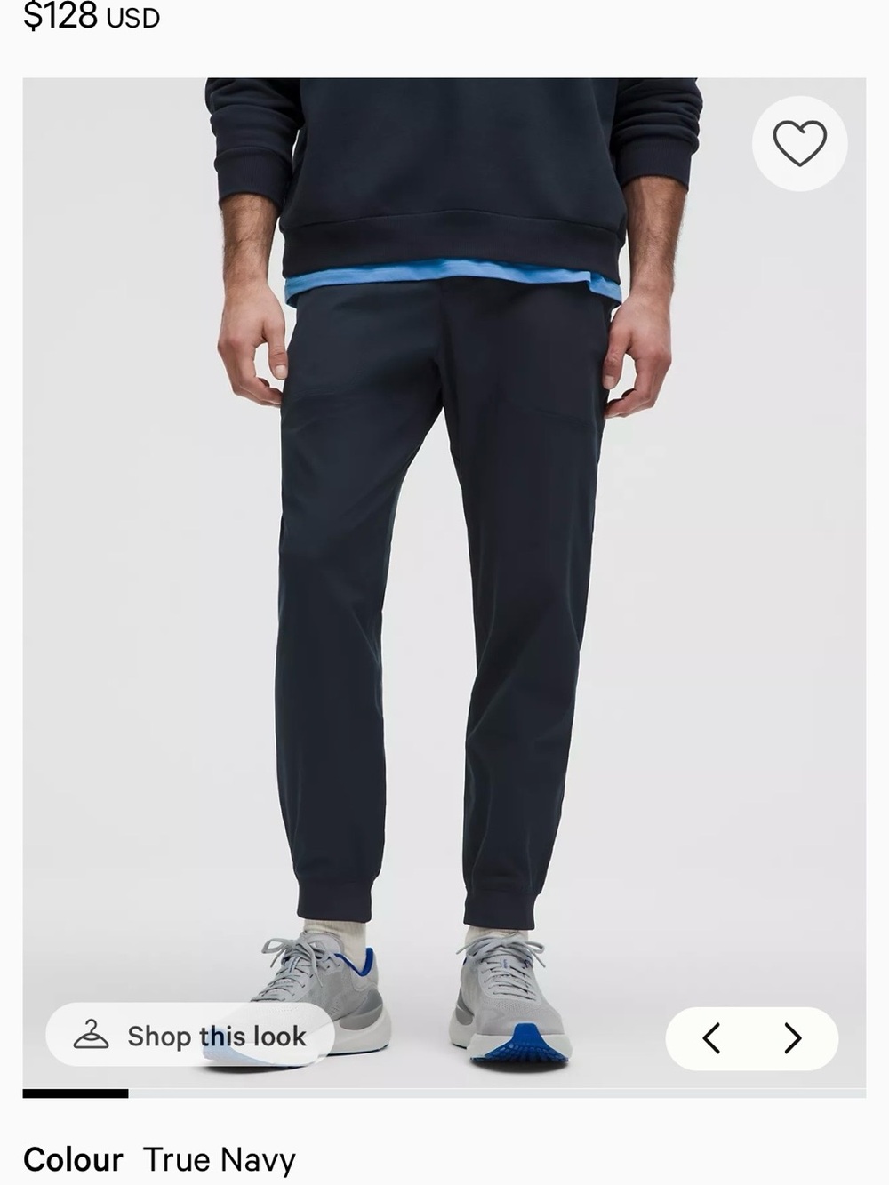 lululemon athletica Black Men's Joggers with Drawstring - Picture 5 of 5
